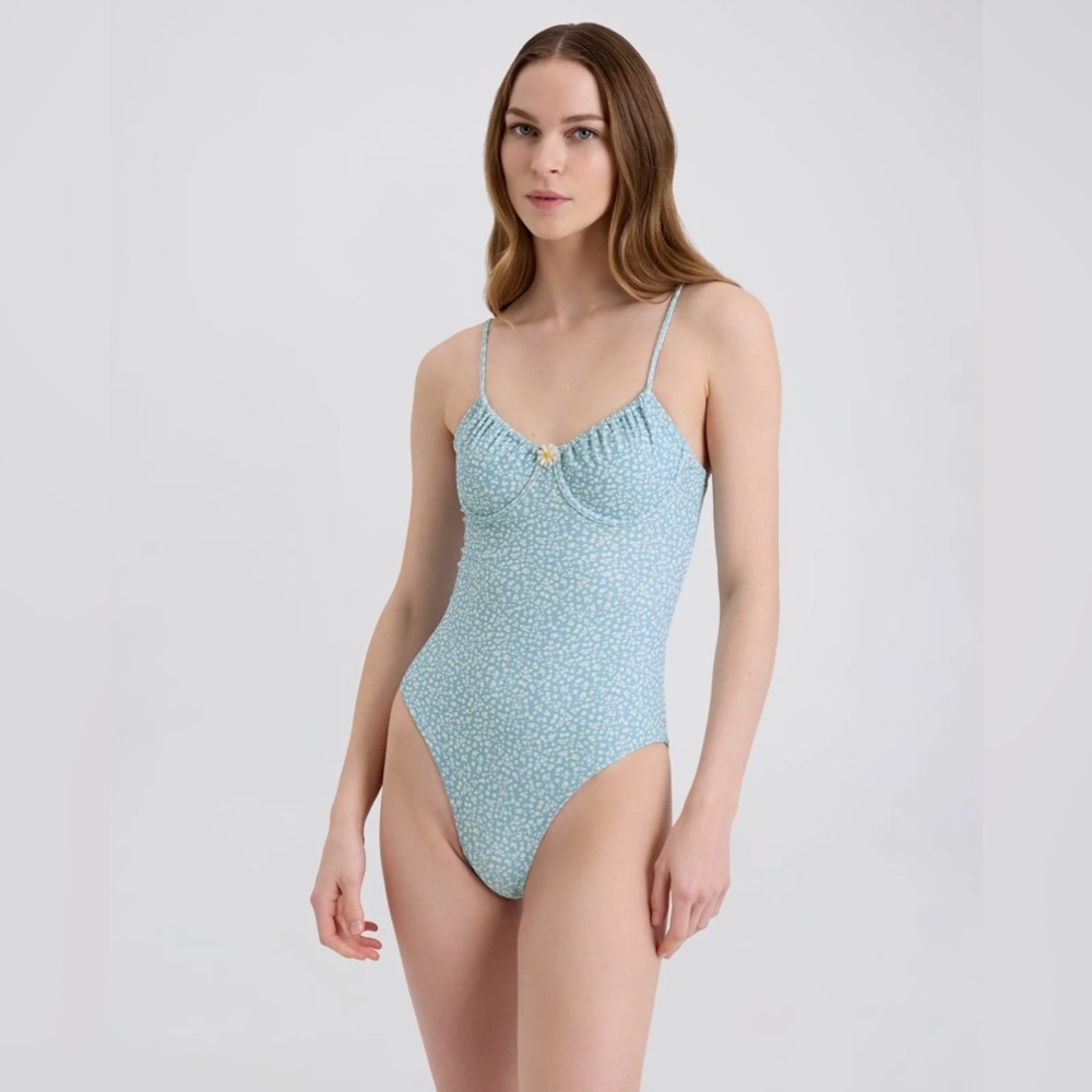 Solid & Striped Sofia Richie Grainge Malika swimsuit ditsy floral